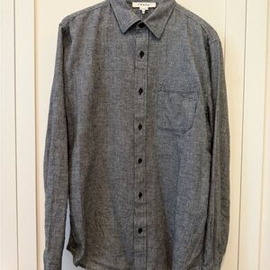 Frame Denim Gray Casual Button Down Shirt